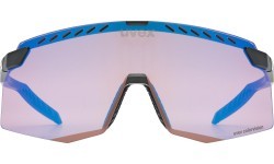 Очки Uvex pace stage CV black matt / mirror blue