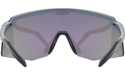 Uvex Pace Stage grey matt / mirror green glasses