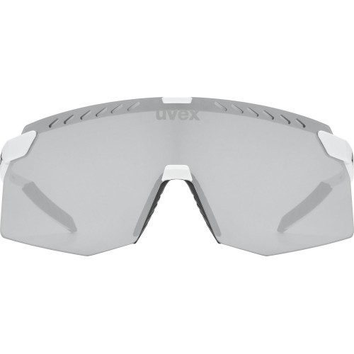 Uvex Pace Stage Glasses White Matt / Mirror Silver