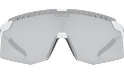 Akiniai Uvex pace stage white matt / mirror silver