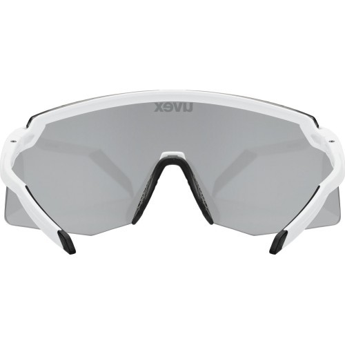 Uvex Pace Stage Glasses White Matt / Mirror Silver