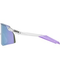 Uvex pace stage clear / mirror pink glasses