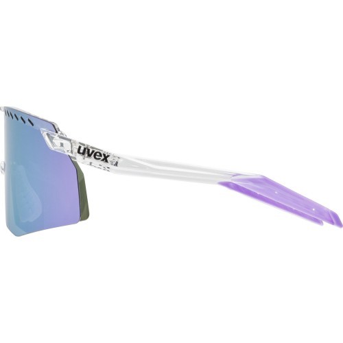 Uvex pace stage clear / mirror pink glasses