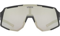 Uvex Sequenze CV sunglasses, black matt / mirror silver