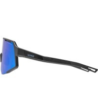 Uvex Sequenze glasses, black matt / mirror blue