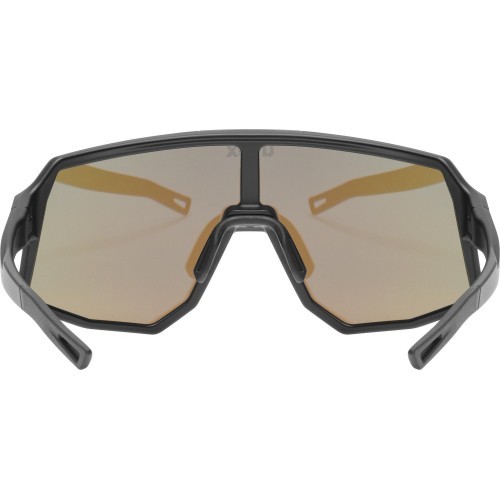 Uvex Sequenze glasses, black matt / mirror blue