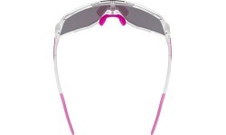 Uvex Sequenze Glasses, Clear / Mirror Pink