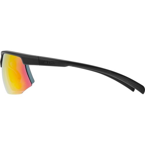 Glasses Uvex aerios black matt / mirror red