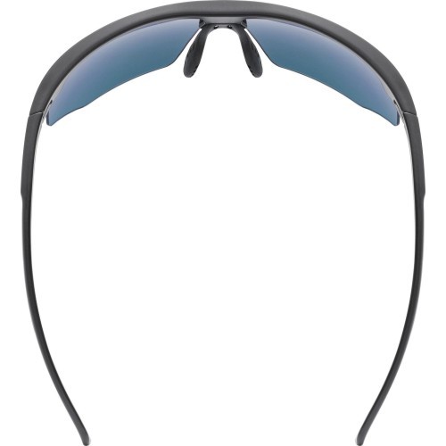 Glasses Uvex aerios black matt / mirror red