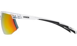 Uvex aerios clear / mirror red glasses
