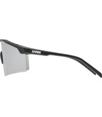 Uvex Flowline sunglasses, black matt / mirror silver