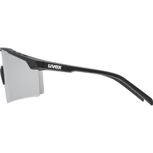 Uvex Flowline sunglasses, black matt / mirror silver