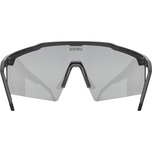 Akiniai Uvex flowline black matt / mirror silver