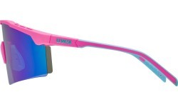 Очки Uvex Flowline pink matt / mirror blue