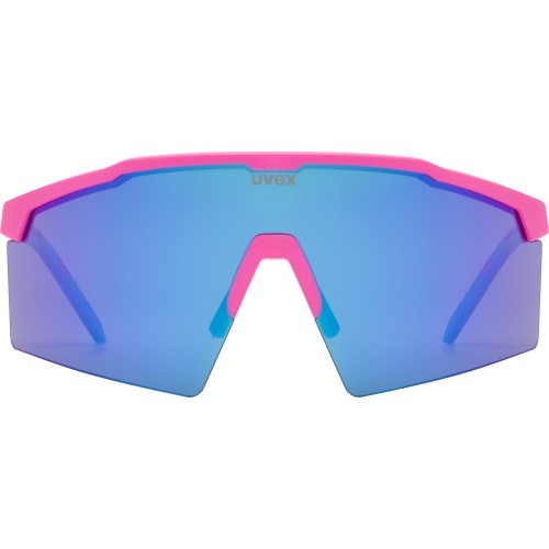 Очки Uvex Flowline pink matt / mirror blue
