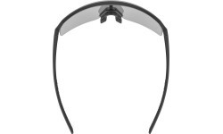 Uvex Ramp Glasses, Black Matt / Mirror Silver