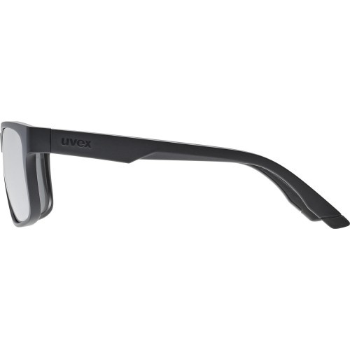 Akiniai Uvex poise black matt / mirror silver