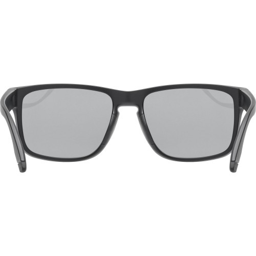 Uvex Poise Glasses Black Matt / Mirror Silver