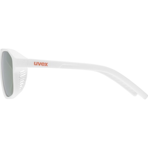 Akiniai Uvex cosmic white matt / mirror red