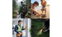 Металлоискатель Pinpointer, ручной, водонепроницаемый, с LED-фонариком