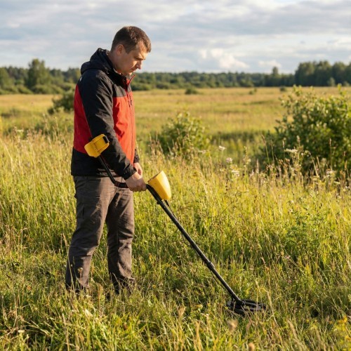 Metalo detektorius 3 režimai aukso, sidabro, monetų paieškai, pinpoint, LCD