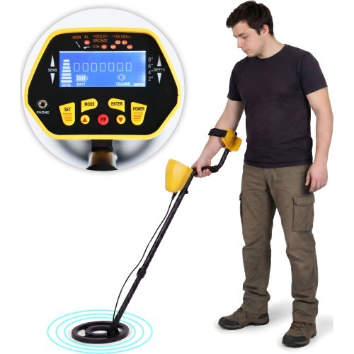 Металлоискатель 3 режима для поиска золота, серебра, монет, pinpoint, LCD