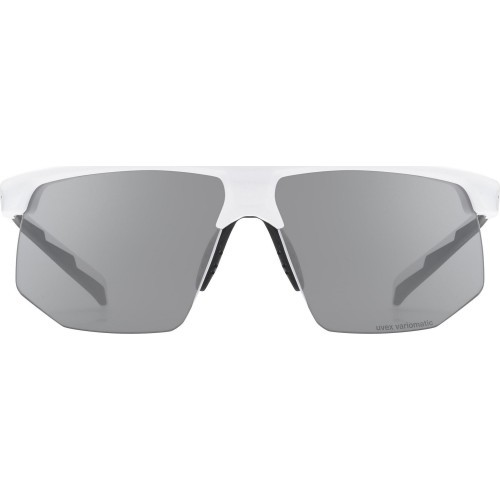 Uvex Aerios S V glasses, white matt / smoke