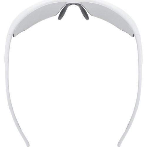 Uvex Aerios S V glasses, white matt / smoke