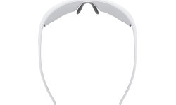 Uvex Aerios S V glasses, white matt / smoke