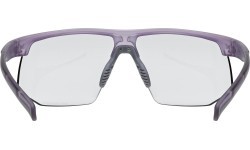 Uvex Aerios S V glasses, purple matt trans / smoke