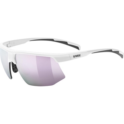Uvex Aerios S Glasses White Matt / Mirror Rose