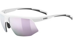 Uvex Aerios S Glasses White Matt / Mirror Rose