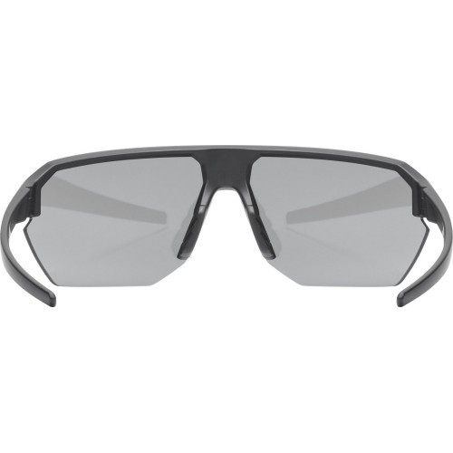 Uvex Vectiv Sunglasses, Black Matt / Mirror Silver