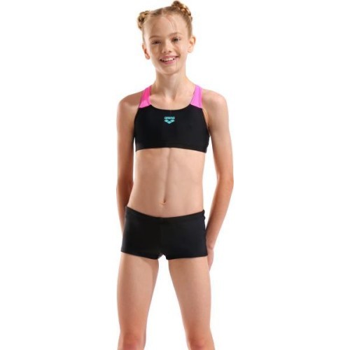 G Arena Bikini Solid L Black-Shocking Pink 10-11 - 590