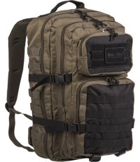 Рюкзак Mil-Tec US Assault Large зелёный/чёрный 36 л
