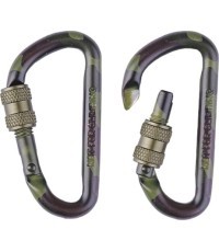WOODLAND 60MM TACTICAL CARABINER (PAIR)