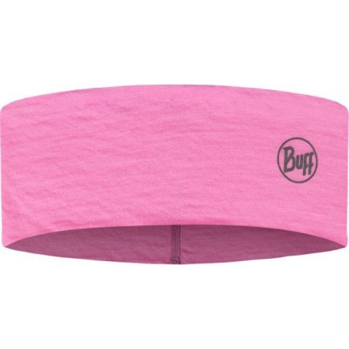 Merino plona galvos juosta Solid Fluor Fuchsia - 568