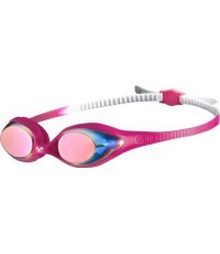 Очки для плавания Arena Spider Mirror Jr, розовые