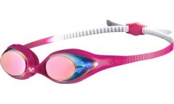 Очки для плавания Arena Spider Mirror Jr, розовые