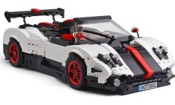 Sports Car Block Set 960 pcs. White