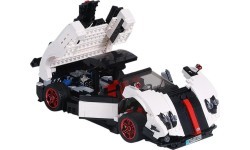 Sports Car Block Set 960 pcs. White