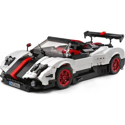Конструктор спортивный автомобиль 960 деталей, белый