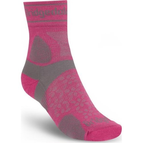 W UL TrailRun Merino Sport 3/4 Crew Pink S - 305