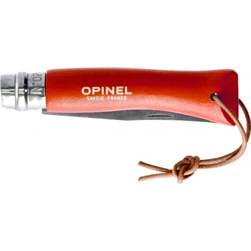 Knife With a Strap Opinel Colorama 07 Inox Hornbeam
