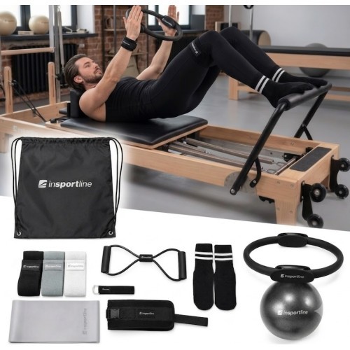 Pilates Set inSPORTline Sinuata - Black