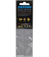 Self-Adhesive Reflective Bright Stickers Oxford 25 x 150 mm, 4 Pcs