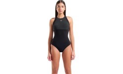 Moteriškas maudymosi kostiumėlis Linda Cross Back, juoda-pilka, 40 - 550