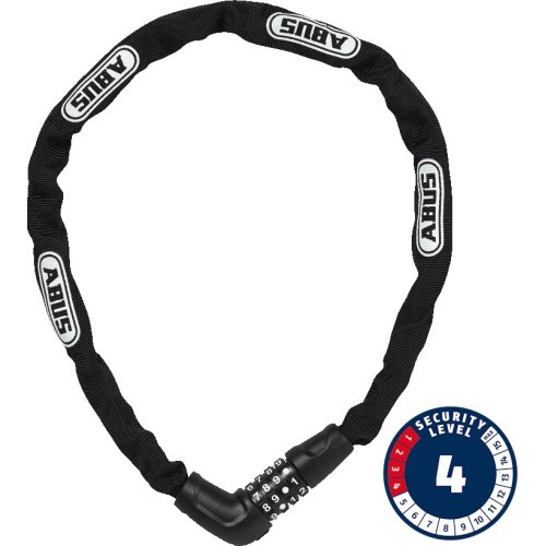 Abus Steel-O-Chain 5805C/75 black lock