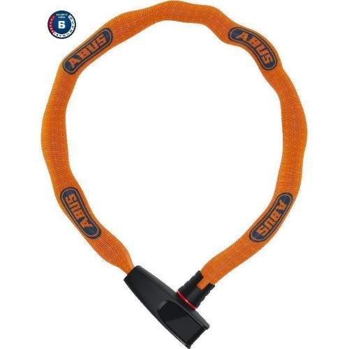 Lock Abus 6806K/85 NEON orange (square chain)