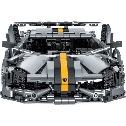 Sportinio automobilio konstruktorius, pilkas, 1356 detalės